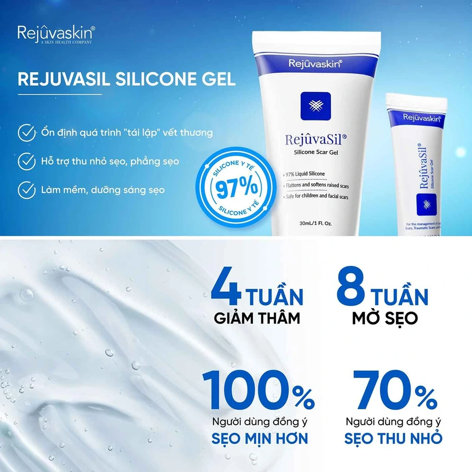 Hướng dẫn sử dụng kem làm mờ sẹo lồi Rejuvasil chuẩn y khoa hiệu quả 4 tuần Hướng dẫn sử dụng kem làm mờ sẹo lồi Rejuvasil chuẩn y khoa hiệu quả 4 tuần