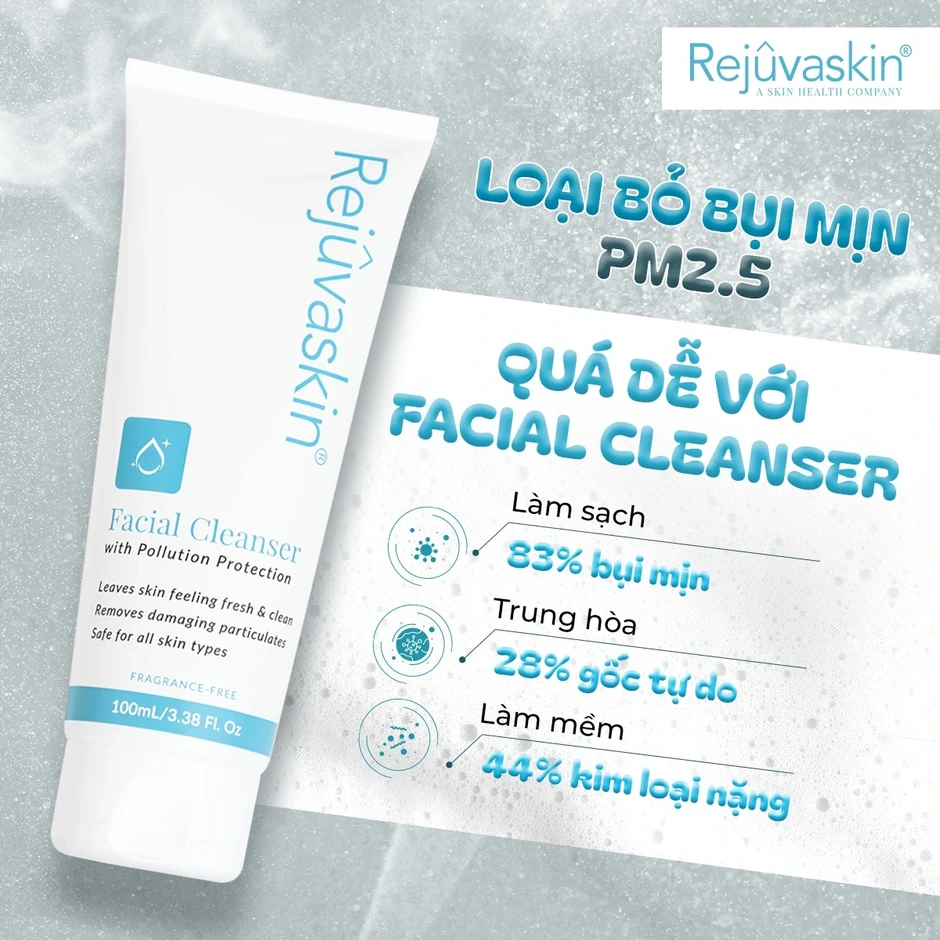Làm sạch bụi mịn sau khi di chuyển nhiều ngày nắng nóng giúp da khỏe, sạch sâu