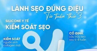 Phẫu thuật treo sa trễ dùng miếng dán silicone nào để da phẳng như chưa dao kéo?