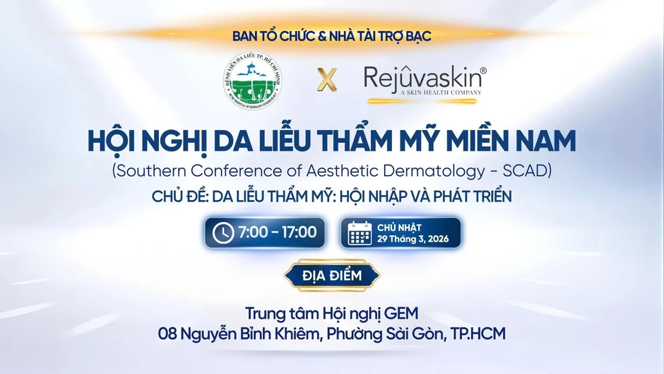 Rejuvaskin Việt Nam đồng hành cùng Hội nghị Da liễu Thẩm mỹ Miền Nam Rejuvaskin Việt Nam đồng hành cùng Hội nghị Da liễu Thẩm mỹ Miền Nam