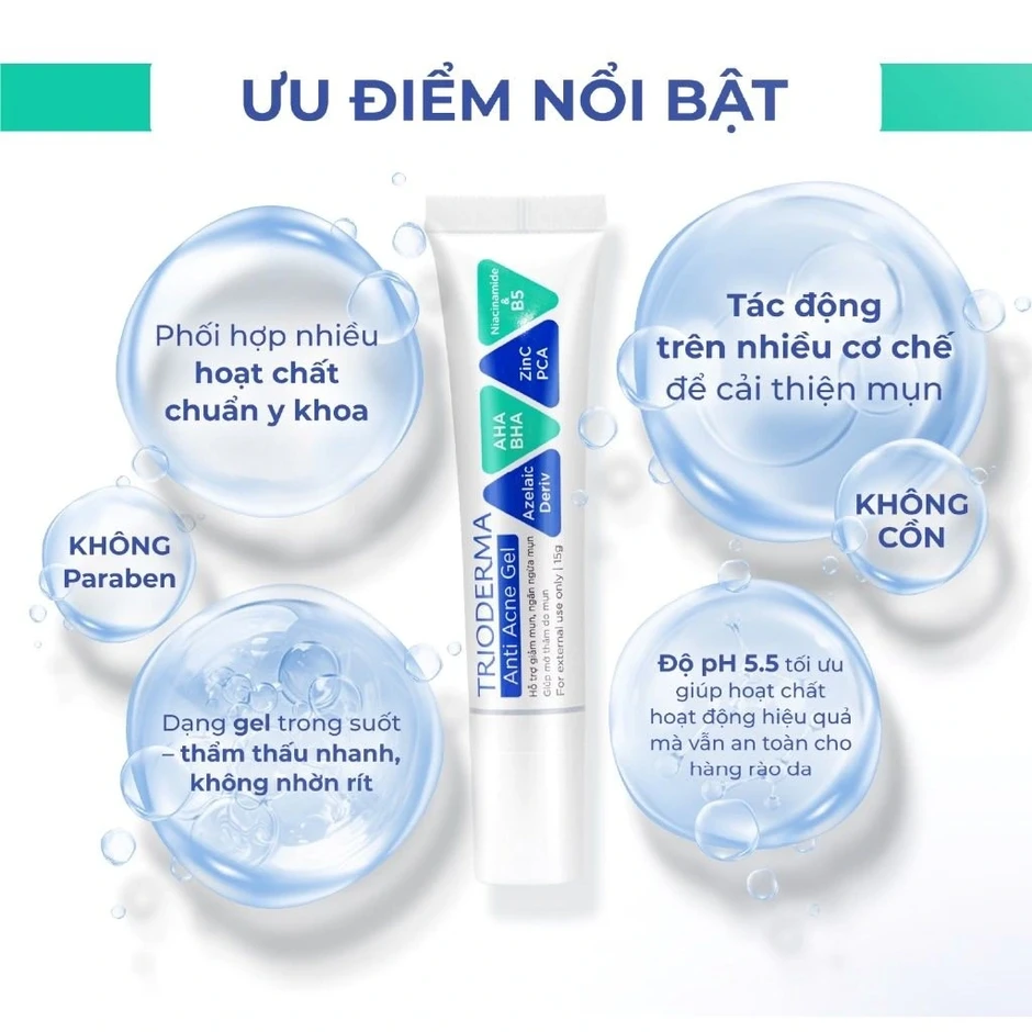 Review kem chấm mụn Trioderma Anti Acne Gel: Vì sao lọt top ‘bán chạy’ trên TikTok? Review kem chấm mụn Trioderma Anti Acne Gel: Vì sao lọt top ‘bán chạy’ trên TikTok?