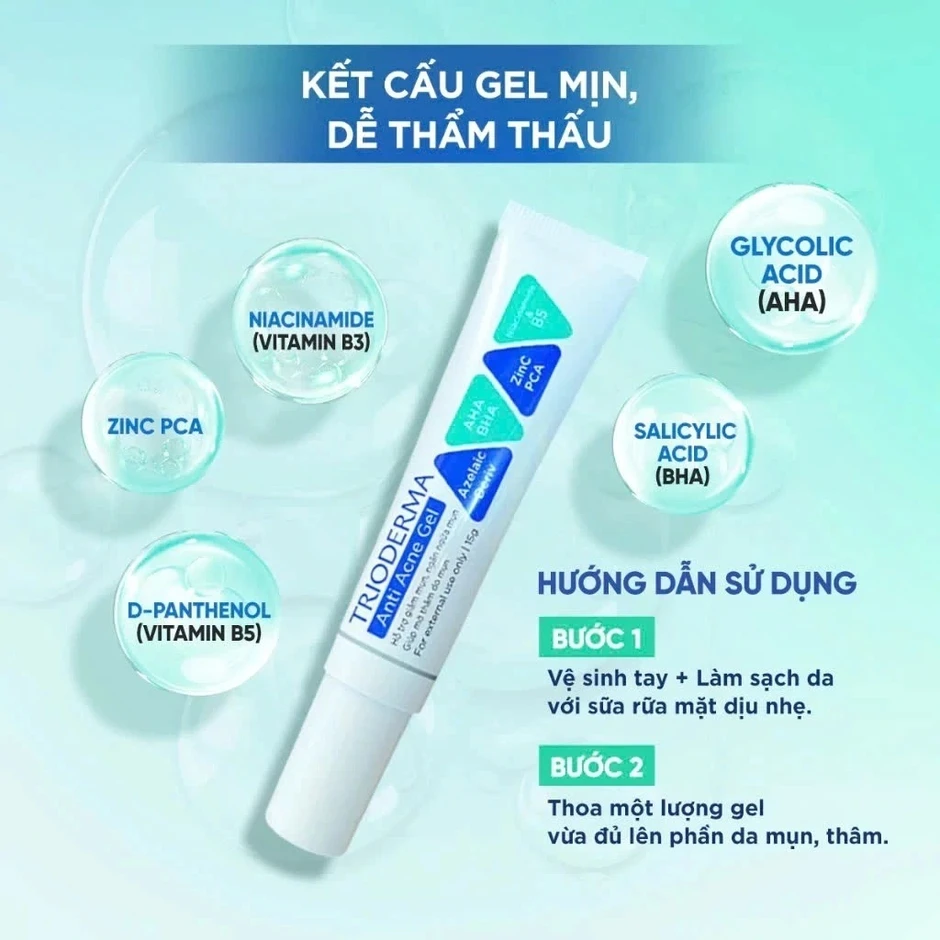Review kem chấm mụn Trioderma Anti Acne Gel: Vì sao lọt top ‘bán chạy’ trên TikTok? Review kem chấm mụn Trioderma Anti Acne Gel: Vì sao lọt top ‘bán chạy’ trên TikTok?