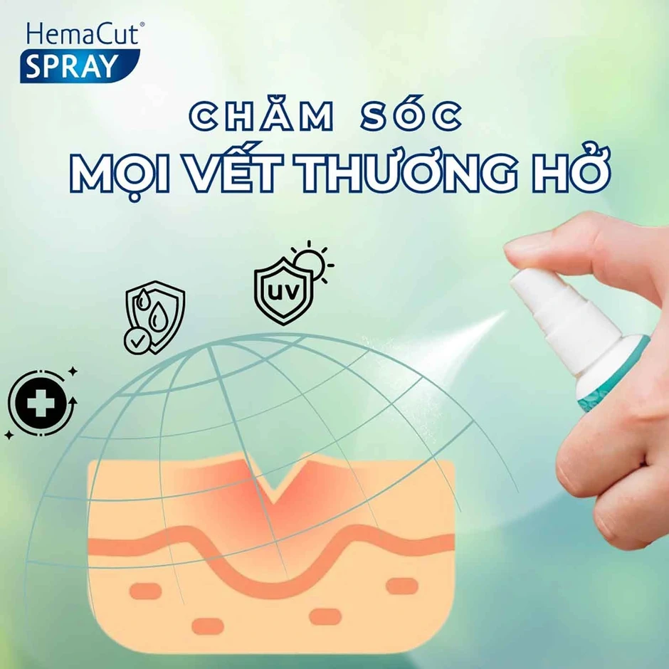 Sử dụng chai xịt vết thương khi nào để hạn chế nhiễm trùng, sẹo xấu? Sử dụng chai xịt vết thương khi nào để hạn chế nhiễm trùng, sẹo xấu?
