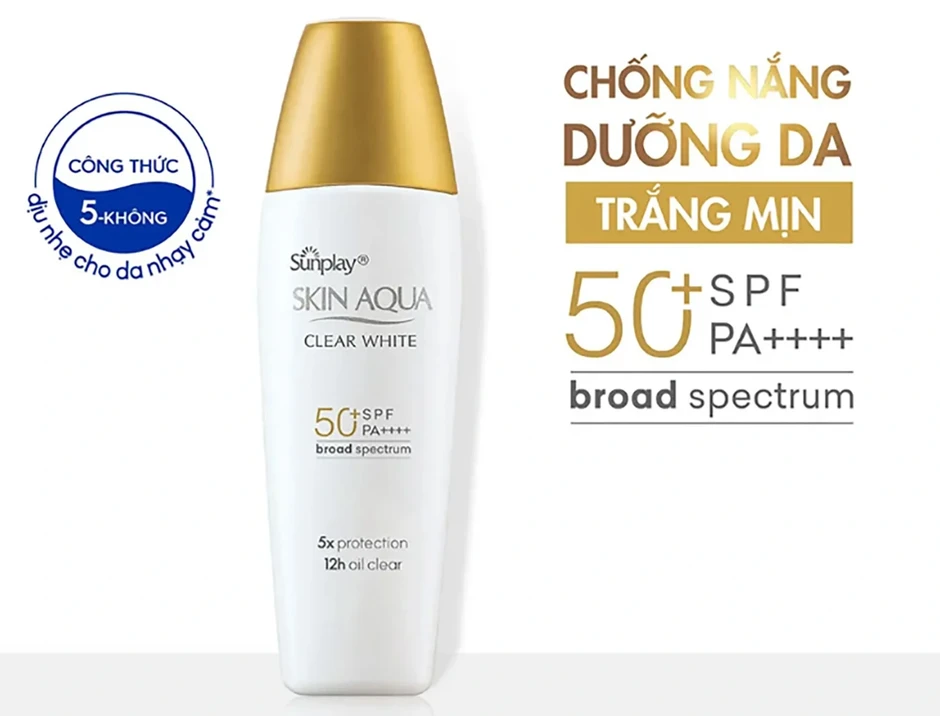 Top 7 kem chống nắng nâng tone da trắng hồng phát sáng, ai cũng tưởng dùng cushion