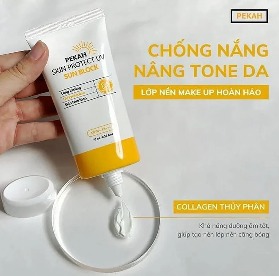 Top 7 kem chống nắng nâng tone da trắng hồng phát sáng, ai cũng tưởng dùng cushion