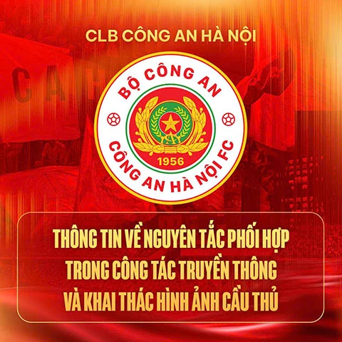 CLB Công an Hà Nội lên tiếng ngay khi Đình Bắc ký thoả thuận với công ty nước ngoài CLB Công an Hà Nội lên tiếng ngay khi Đình Bắc ký thoả thuận với công ty nước ngoài