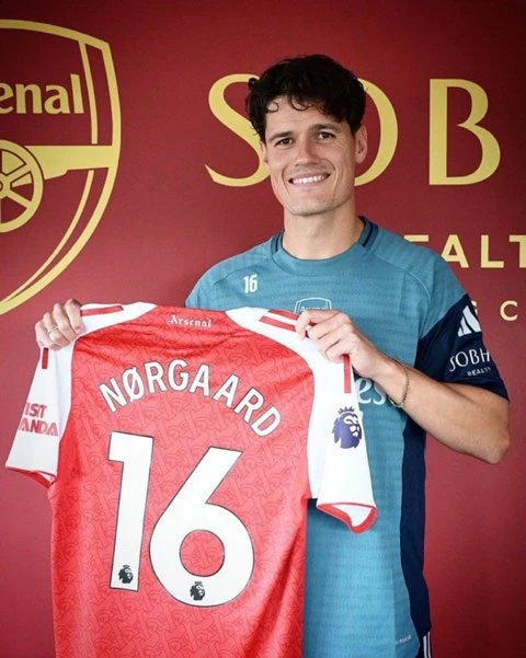 Everton đạt thỏa thuận chiêu mộ Christian Norgaard từ Arsenal với giá hời Everton đạt thỏa thuận chiêu mộ Christian Norgaard từ Arsenal với giá hời