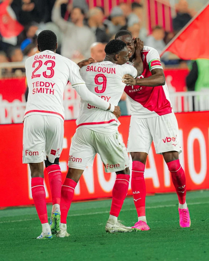 Hạ gục Marseille, Monaco thắng 7 trận liên tiếp để áp sát top 3 Ligue 1