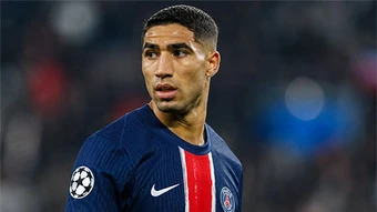 Hakimi sắp tái xuất, PSG thêm hy vọng trước đại chiến Arsenal