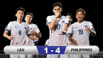 Kết quả Lào 1–4 Philippines: Thua ngược, Lào chính thức bị loại