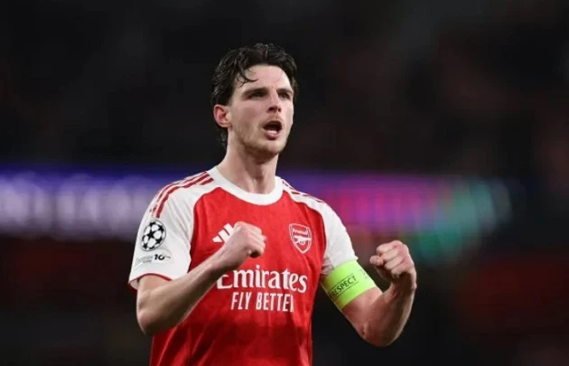 Arsenal lo sốt vó về Declan Rice trước trận gặp Man City Arsenal lo sốt vó về Declan Rice trước trận gặp Man City