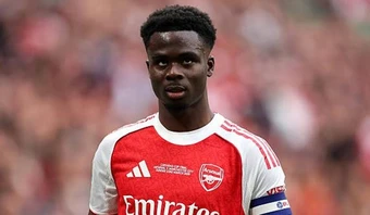 Arsenal mất Bukayo Saka ở đại chiến Man City