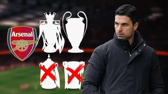 Arteta cần cái đầu lạnh để Arsenal tránh thảm họa trắng tay