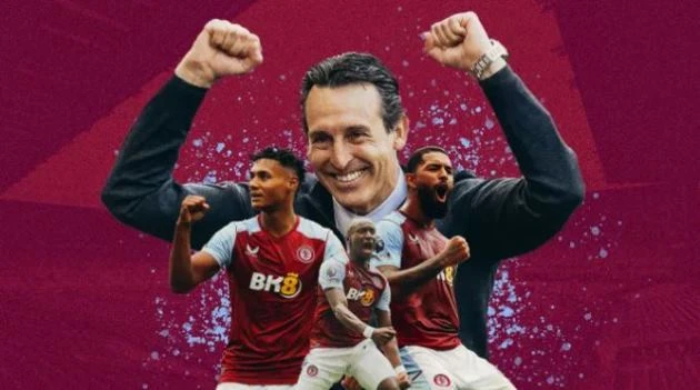 Aston Villa và cú chuyển mình ngoạn mục dưới triều đại Unai Emery Aston Villa và cú chuyển mình ngoạn mục dưới triều đại Unai Emery