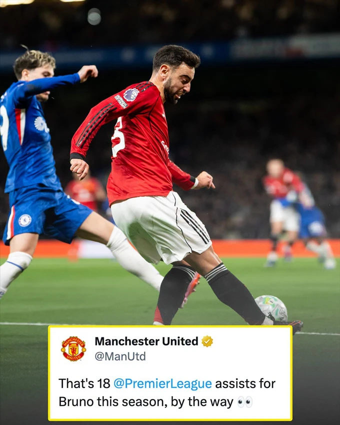 Bruno Fernandes áp sát kỷ lục kiến tạo ở Premier League Bruno Fernandes áp sát kỷ lục kiến tạo ở Premier League