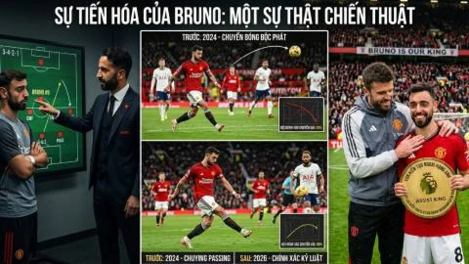 Bruno Fernandes bay cao & lời xin lỗi tới Amorim Bruno Fernandes bay cao & lời xin lỗi tới Amorim
