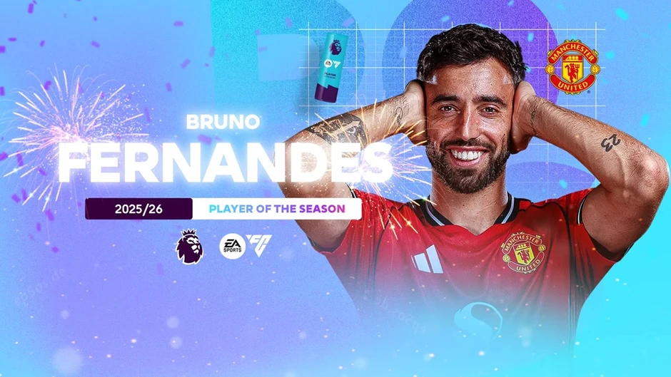 Bruno Fernandes chính thức là Cầu thủ hay nhất mùa