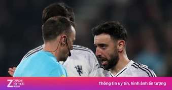 Bruno Fernandes nổi giận với VAR