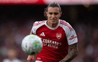Calafiori tuyên chiến Man City sau trận thắng của Arsenal