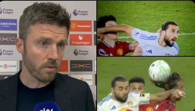 Carrick giận dữ công kích trọng tài sau tấm thẻ đỏ của Martinez