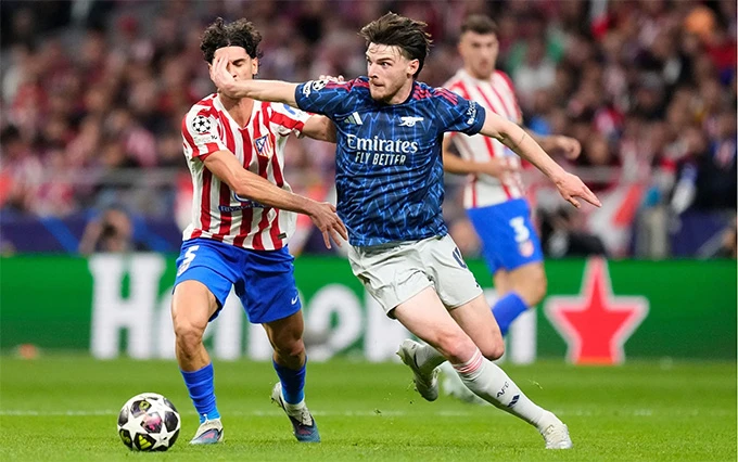 Điều chỉnh chiến thuật giúp Declan Rice phát huy tối đa vai trò tại Arsenal