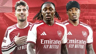 Đội hình hai trị giá 400 triệu bảng siêu mạnh của Arsenal
