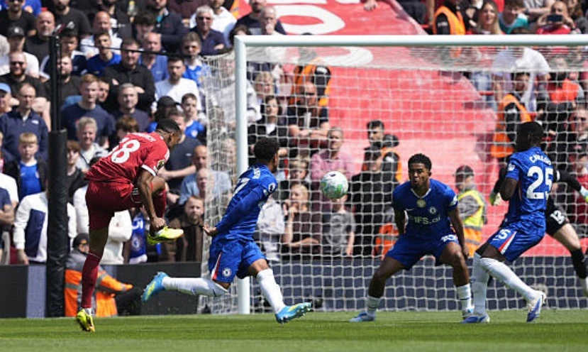 Gravenberch ghi siêu phẩm, Liverpool vẫn bị Chelsea cầm chân Gravenberch ghi siêu phẩm, Liverpool vẫn bị Chelsea cầm chân