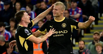Haaland, Cherki tỏa sáng giúp Man City thắng đậm Crystal Palace
