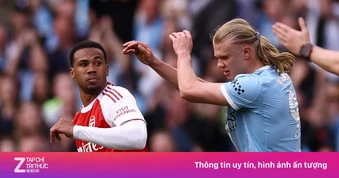 Haaland đáp trả khi Gabriel thoát thẻ đỏ