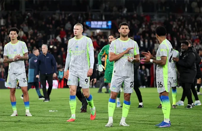 Kết quả Bournemouth 1-1 Man City: The Citizens dâng cúp cho Arsenal Kết quả Bournemouth 1-1 Man City: The Citizens dâng cúp cho Arsenal