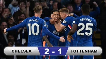 Kết quả Chelsea 2-1 Tottenham: Spurs lại rơi vào nguy hiểm
