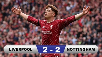 Kết quả Liverpool vs Nottingham: 'Lữ đoàn đỏ' vẫn chưa biết thắng