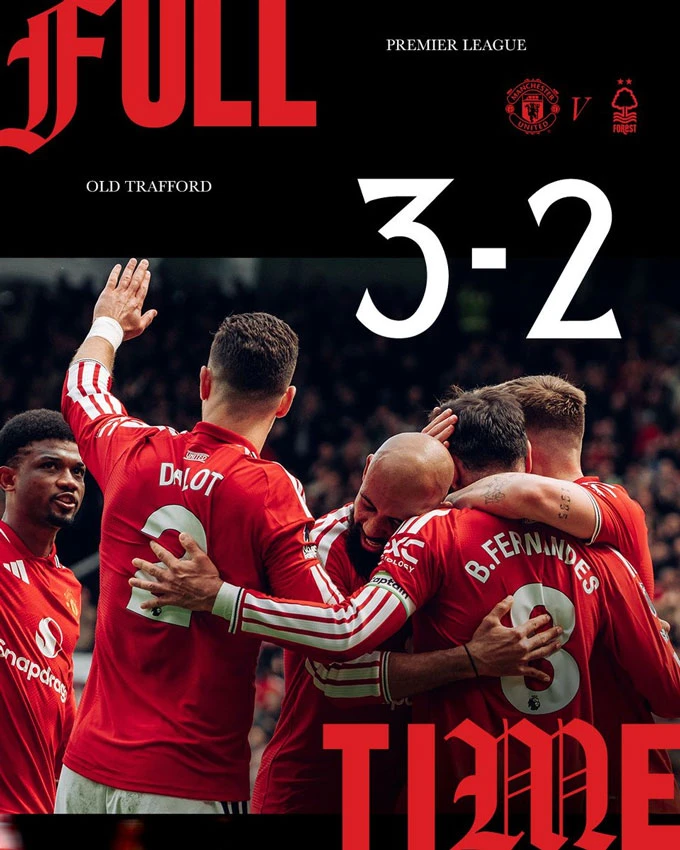 Kết quả MU 3-2 Nottingham: Quỷ đỏ trọn niềm vui
