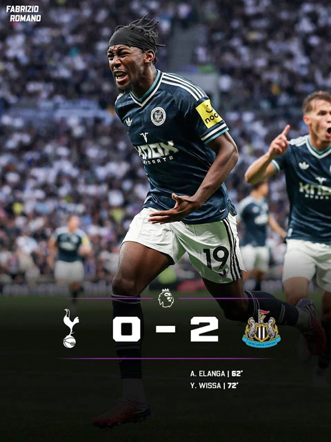 Kết quả Tottenham 0-2 Newcastle: Spurs thua trận thứ 2 liên tiếp Kết quả Tottenham 0-2 Newcastle: Spurs thua trận thứ 2 liên tiếp