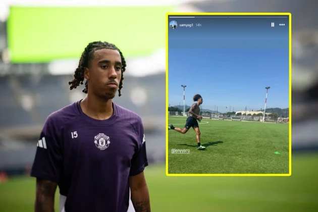 Leny Yoro tự rèn thể lực, quyết bám trụ ở Man United Leny Yoro tự rèn thể lực, quyết bám trụ ở Man United