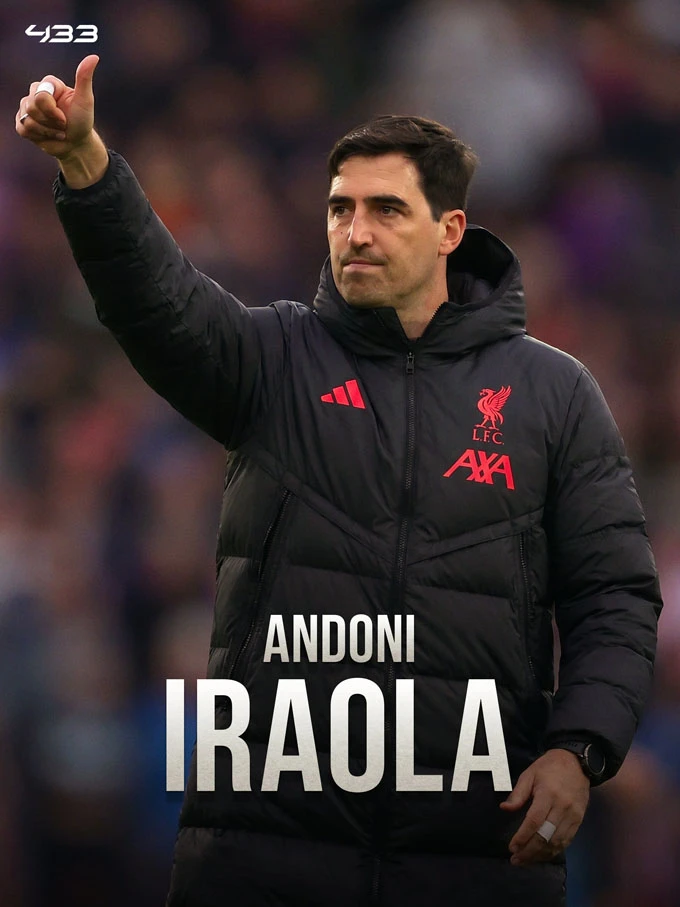 Liverpool xác nhận bổ nhiệm Iraola theo hợp đồng ngắn hạn Liverpool xác nhận bổ nhiệm Iraola theo hợp đồng ngắn hạn