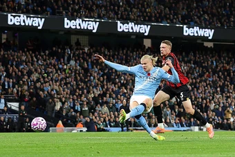 Man City 0-0 Bournemouth: Haaland lĩnh xướng hàng công