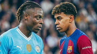 Man City: Doku có thể đạt đến đẳng cấp của Lamine Yamal?