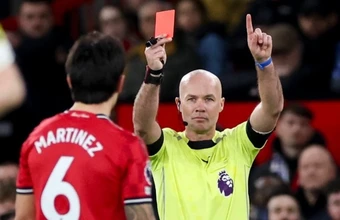 Man Utd chính thức kháng cáo thẻ đỏ của Lisandro Martinez