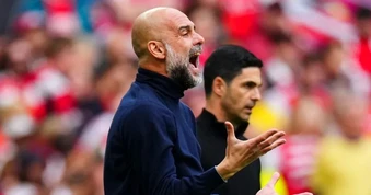 Phản ứng của HLV Pep Guardiola sau khi Man City đánh bại Arsenal