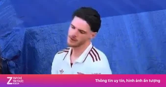 Phản ứng của Rice khi West Ham rớt hạng