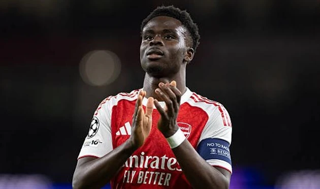 Saka chạy đua với thời gian để kịp đại chiến Man City Saka chạy đua với thời gian để kịp đại chiến Man City