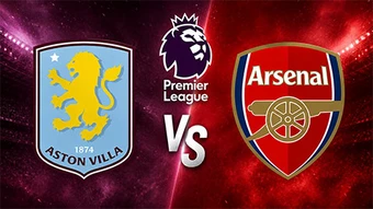 Siêu máy tính dự đoán kết quả Aston Villa vs Arsenal tại Ngoại hạng Anh
