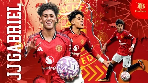 Thần đồng JJ Gabriel không được khoác áo Man United 