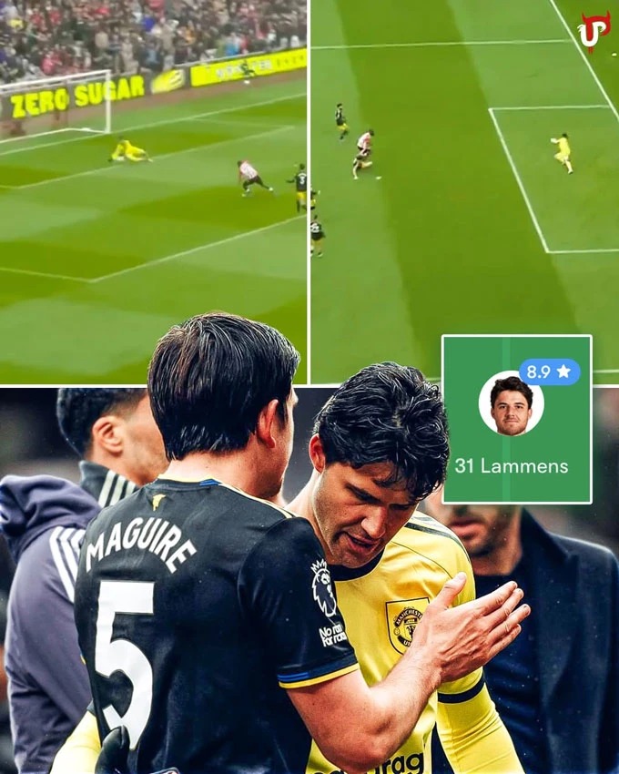 Thống kê khó tin của Lammens giúp MU thoát thua trước Sunderland Thống kê khó tin của Lammens giúp MU thoát thua trước Sunderland