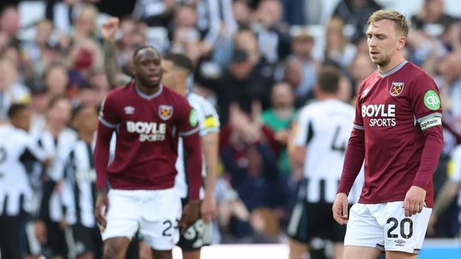 Thua Newcastle United, West Ham đối mặt nguy cơ lớn rớt hạng Thua Newcastle United, West Ham đối mặt nguy cơ lớn rớt hạng