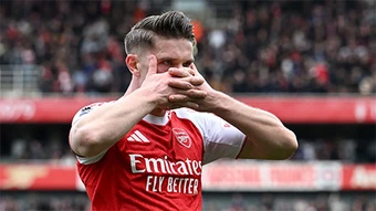 Trực tiếp Arsenal 1-1 Bournemouth (Hết hiệp 1)