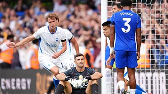 Trực tiếp Chelsea 4-2 Brighton: Palmer ghi bàn đẳng cấp