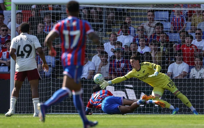 Trực tiếp Crystal Palace 0-2 Arsenal: Madueke nhân đôi cách biệt