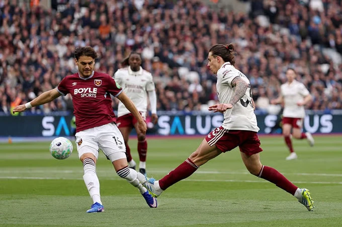 Trực tiếp West Ham 0-0 Arsenal: Thế trận giằng co